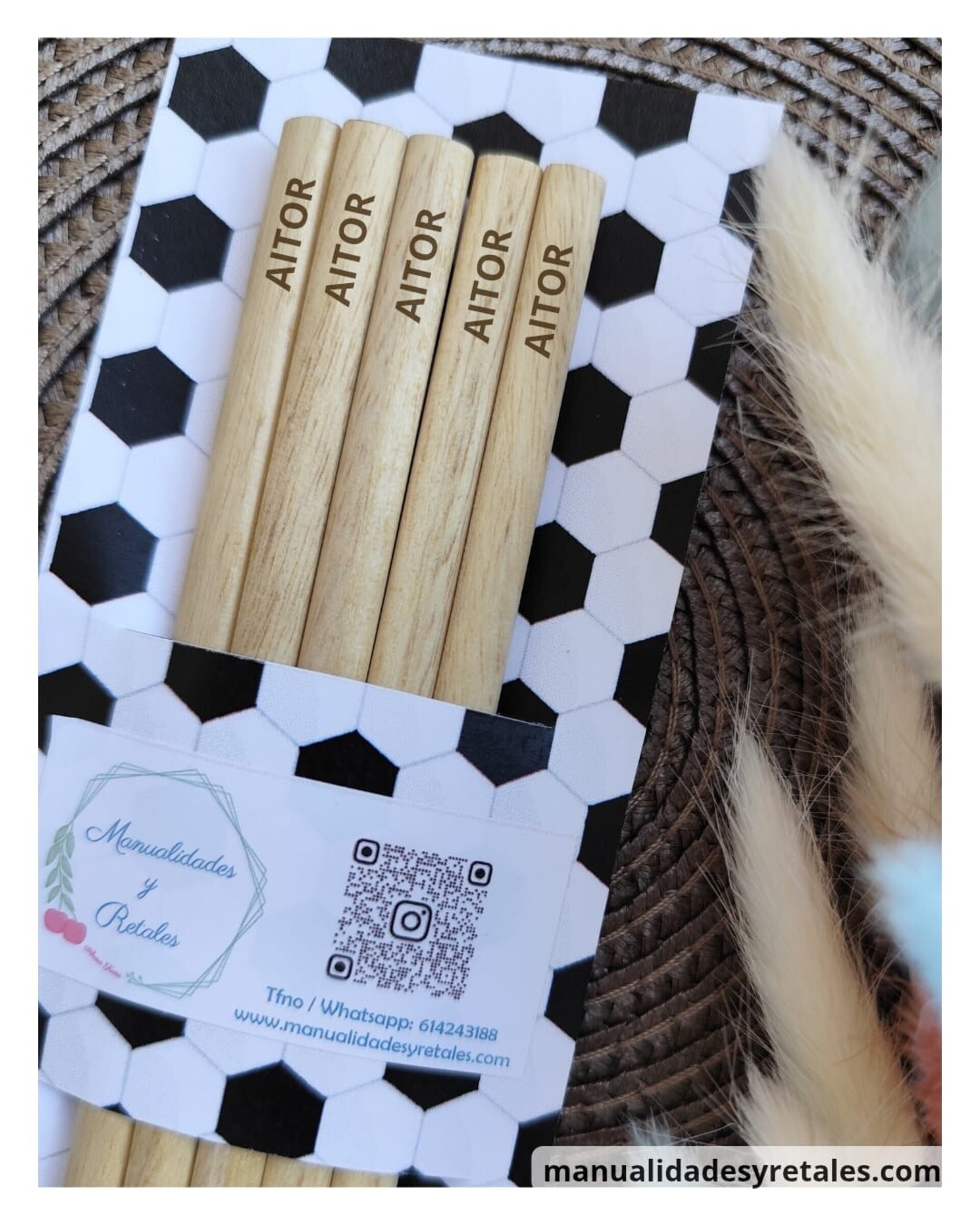 Lapiceros personalizados madera - 2