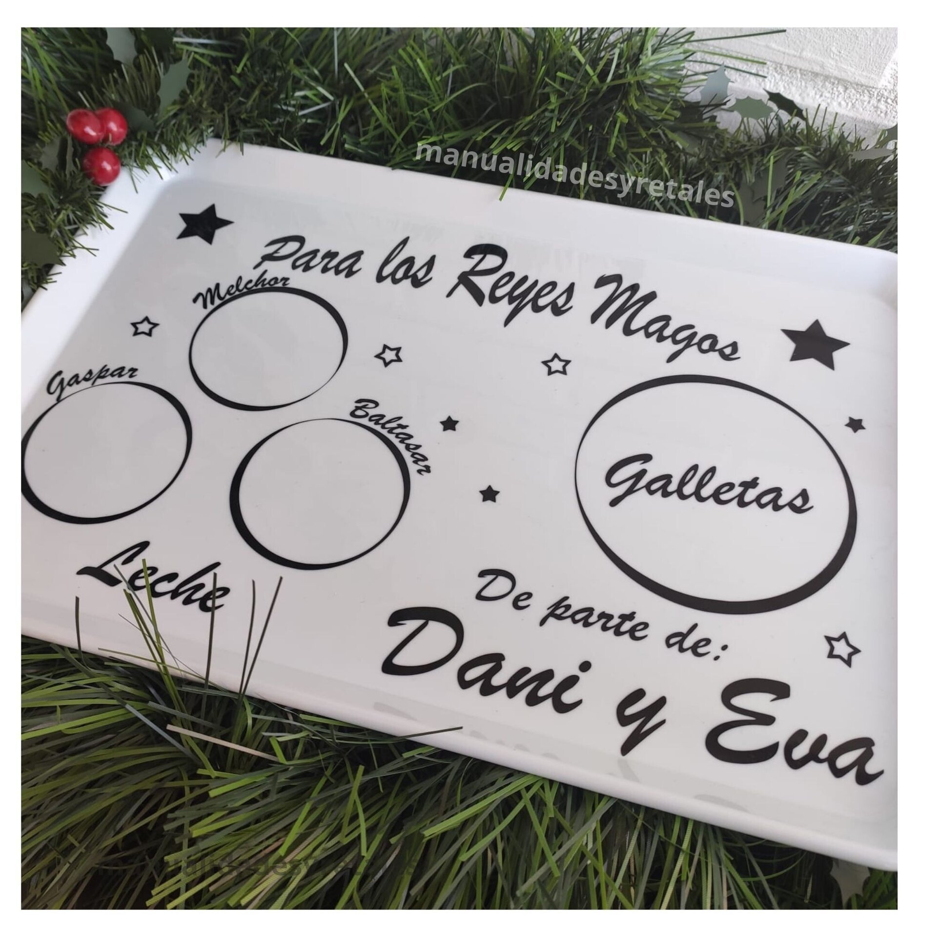 Bandeja Reyes Magos personalizada - 2