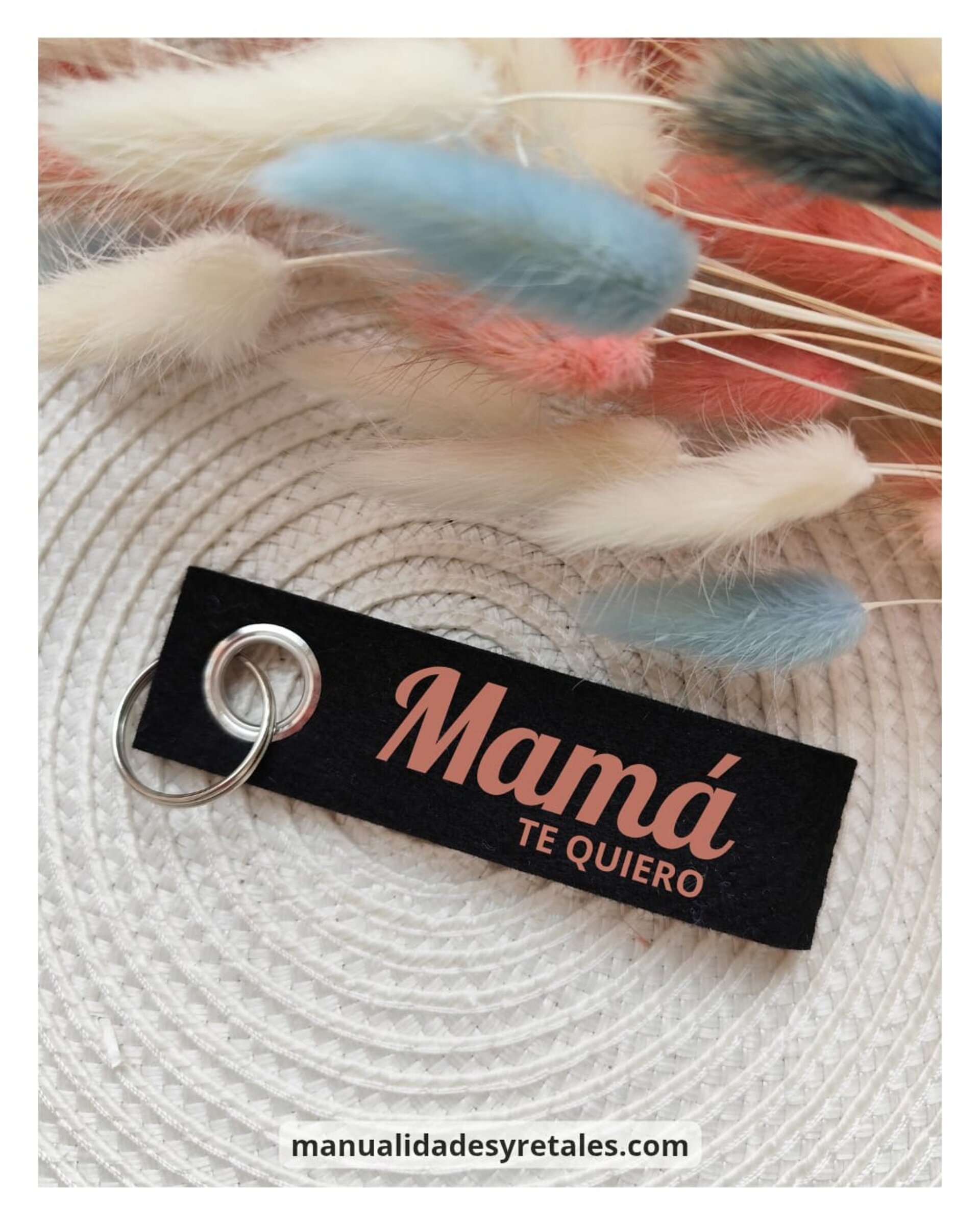 Llavero fieltro mamá - 4
