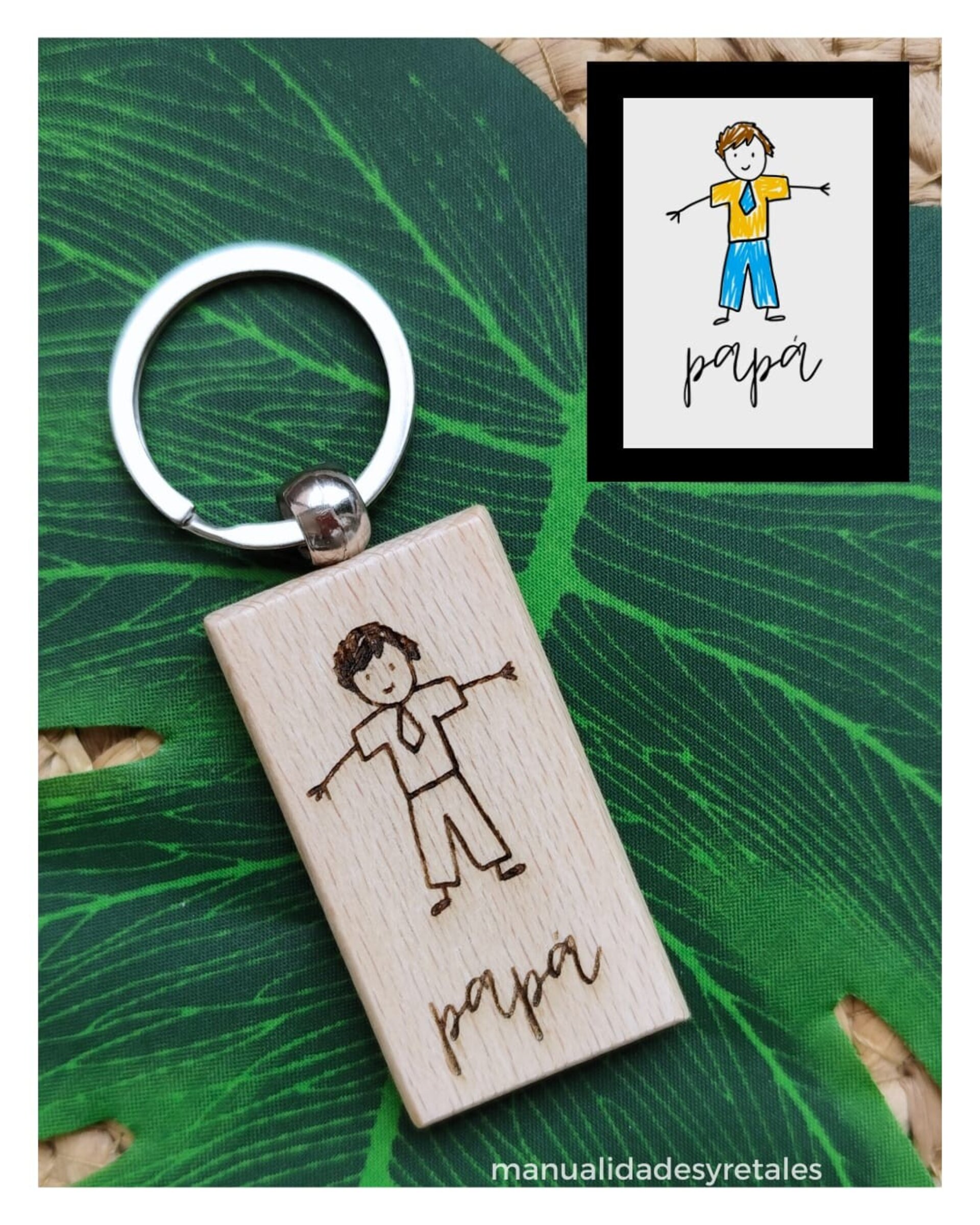 Llavero personalizado dibujo hijo - 5