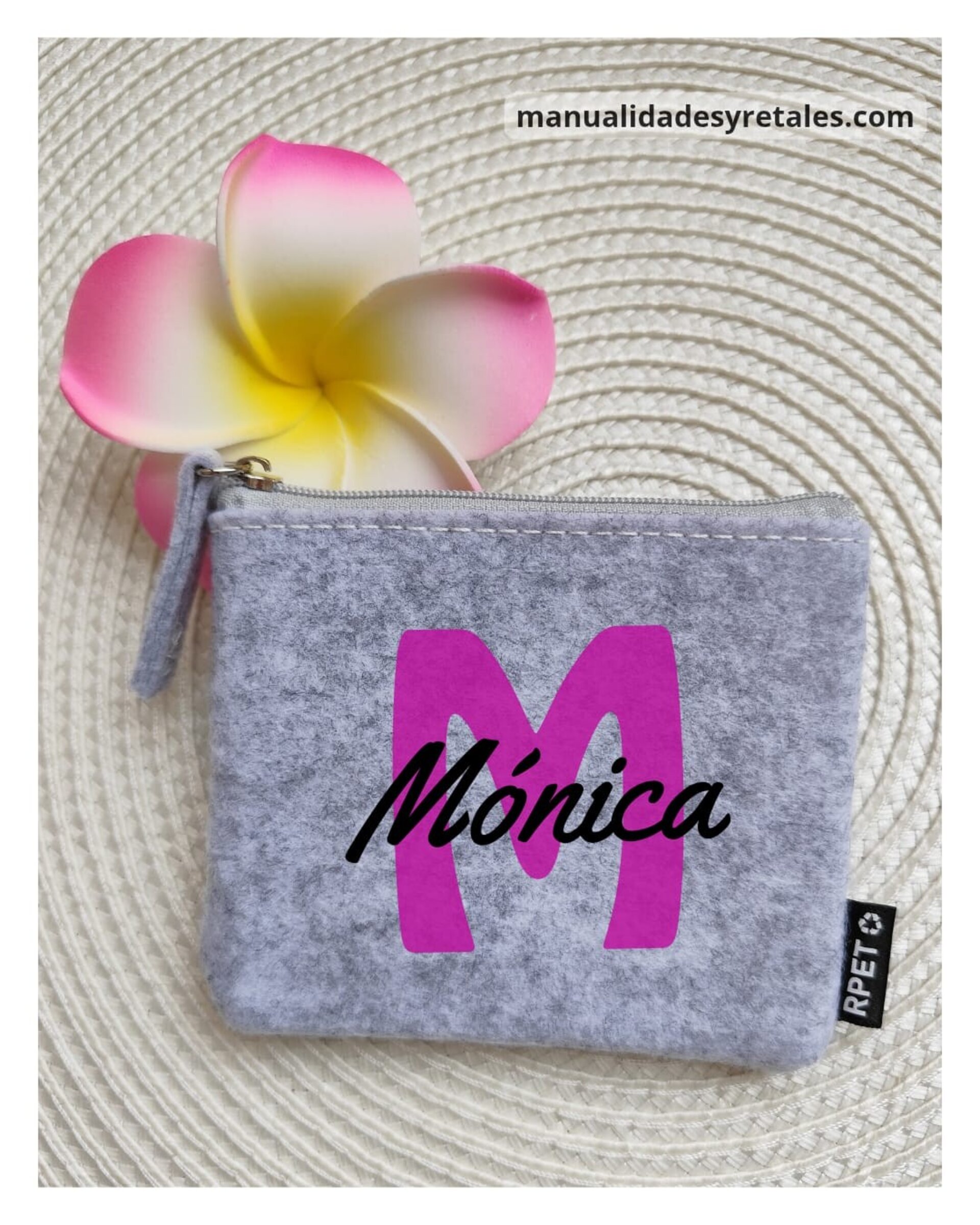 Monedero de fieltro personalizado - 3