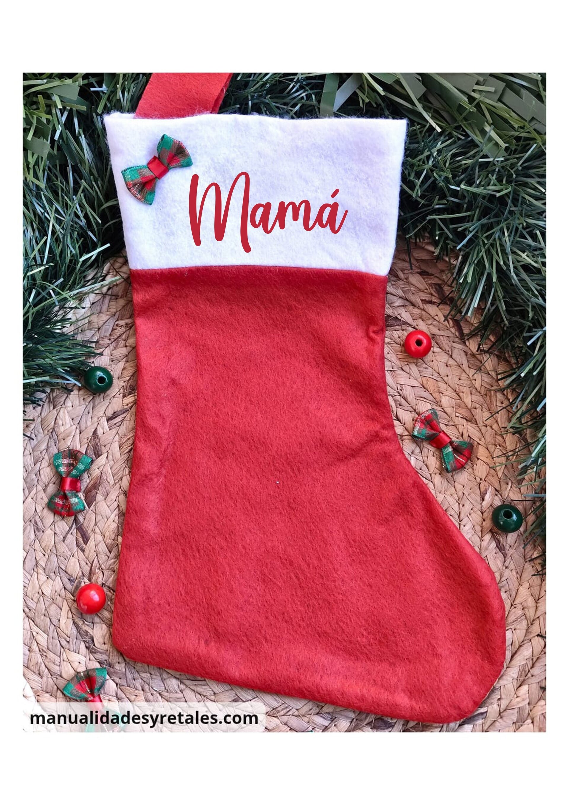 Calcetín navideño personalizado - 2