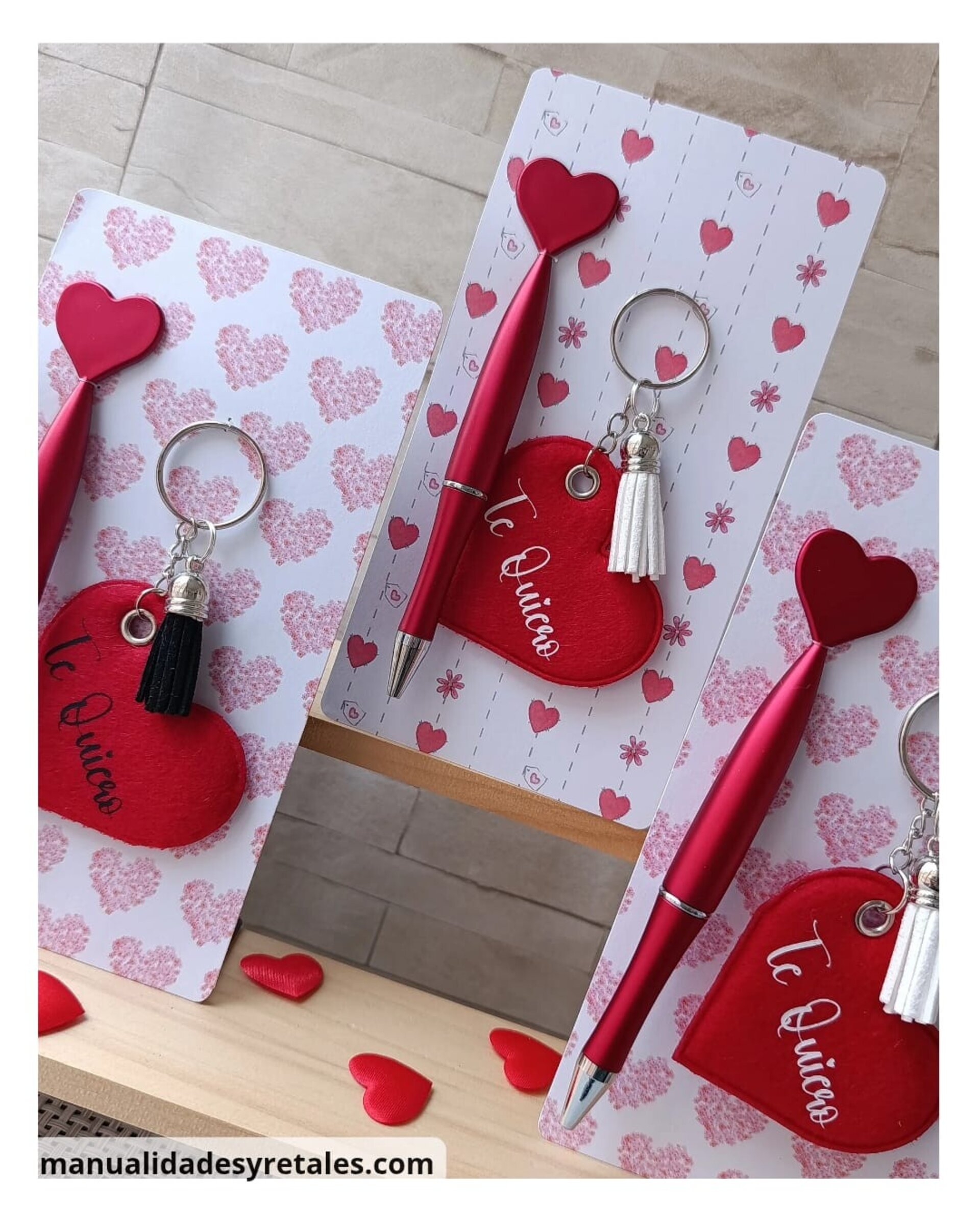 Pack llavero y boli San Valentín - 2