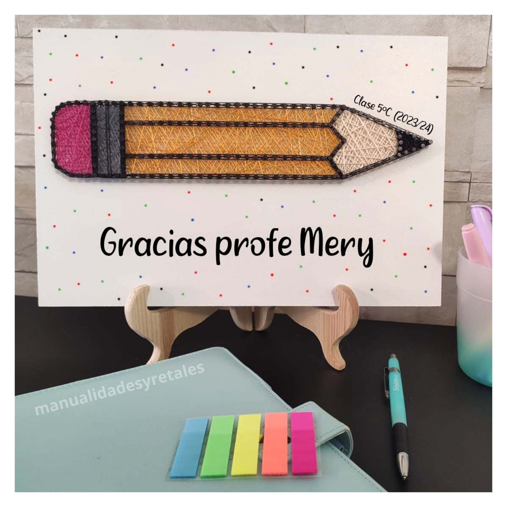 Cuadro agradecimiento profesores (Varios modelos) - 3