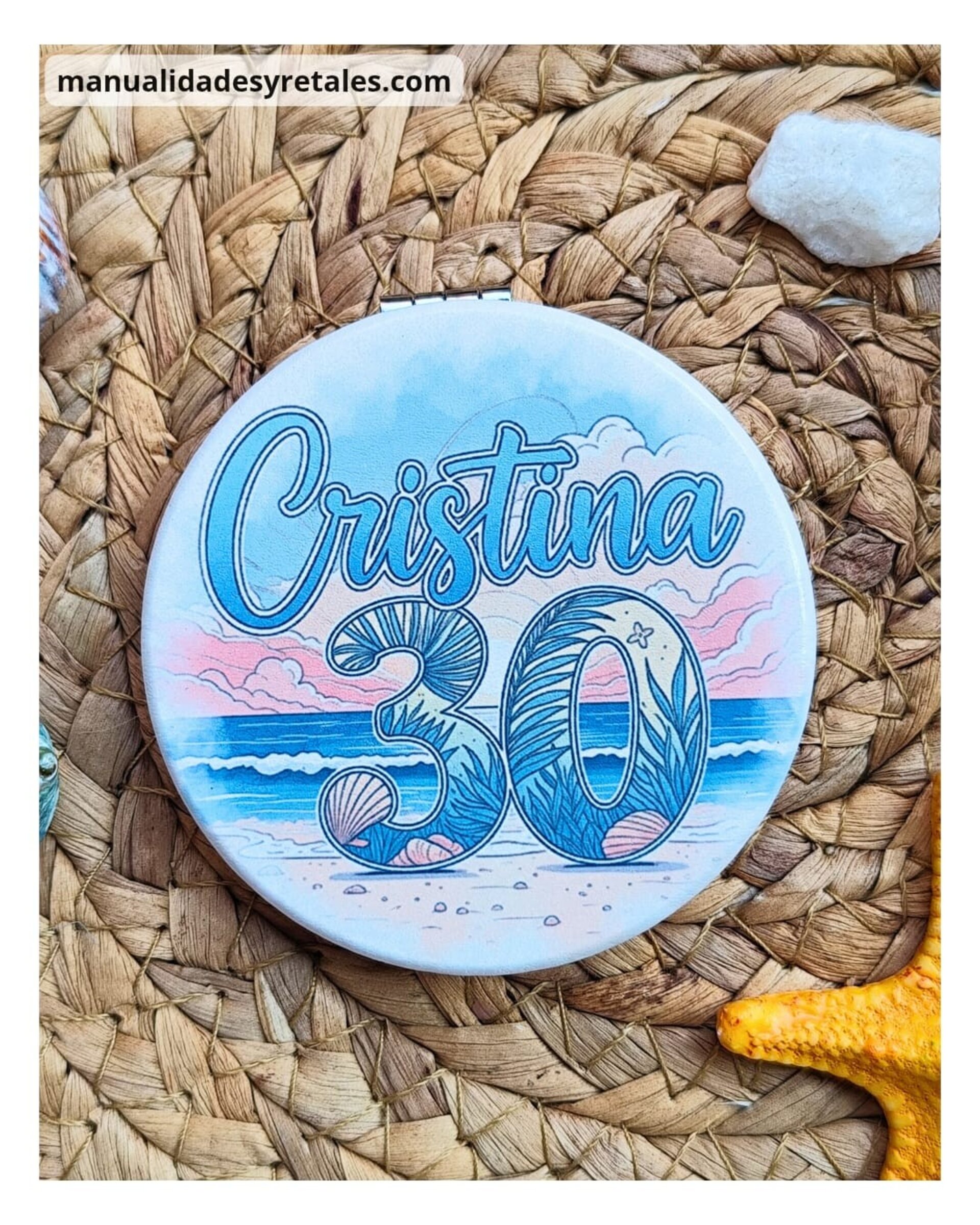 Espejo de bolsillo personalizado - 2