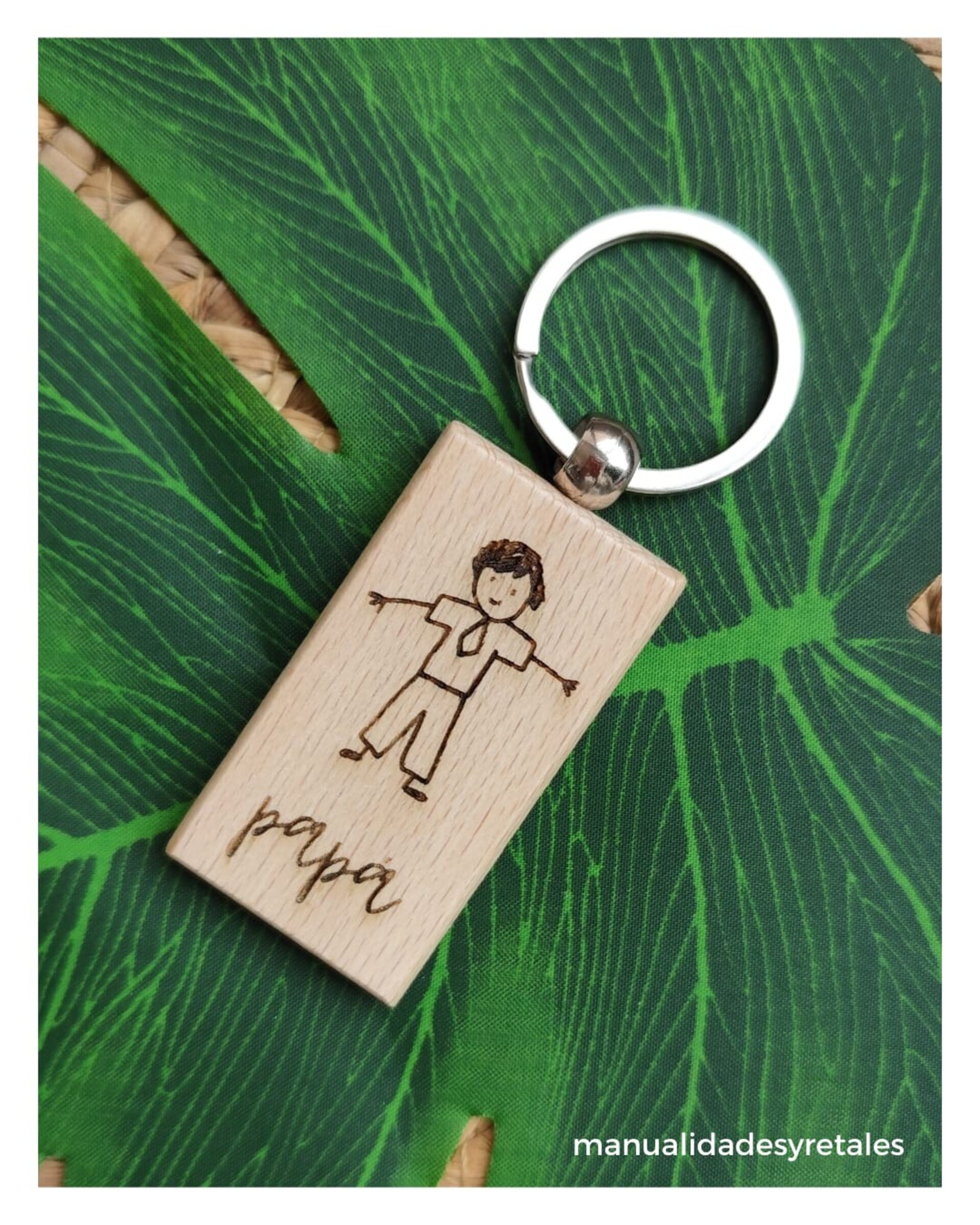 Llavero personalizado dibujo hijo - 3