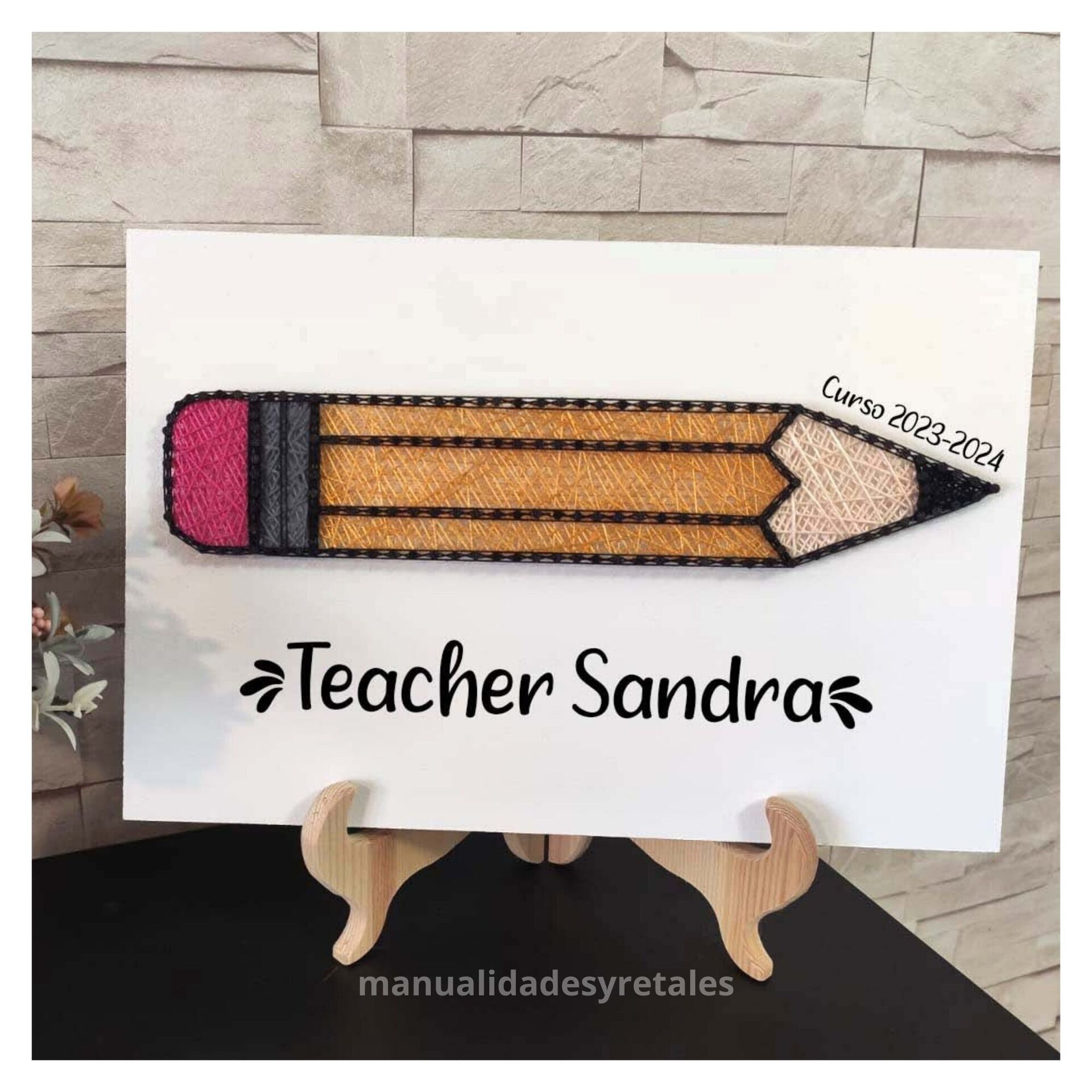 Cuadro agradecimiento profesores (Varios modelos) - 4