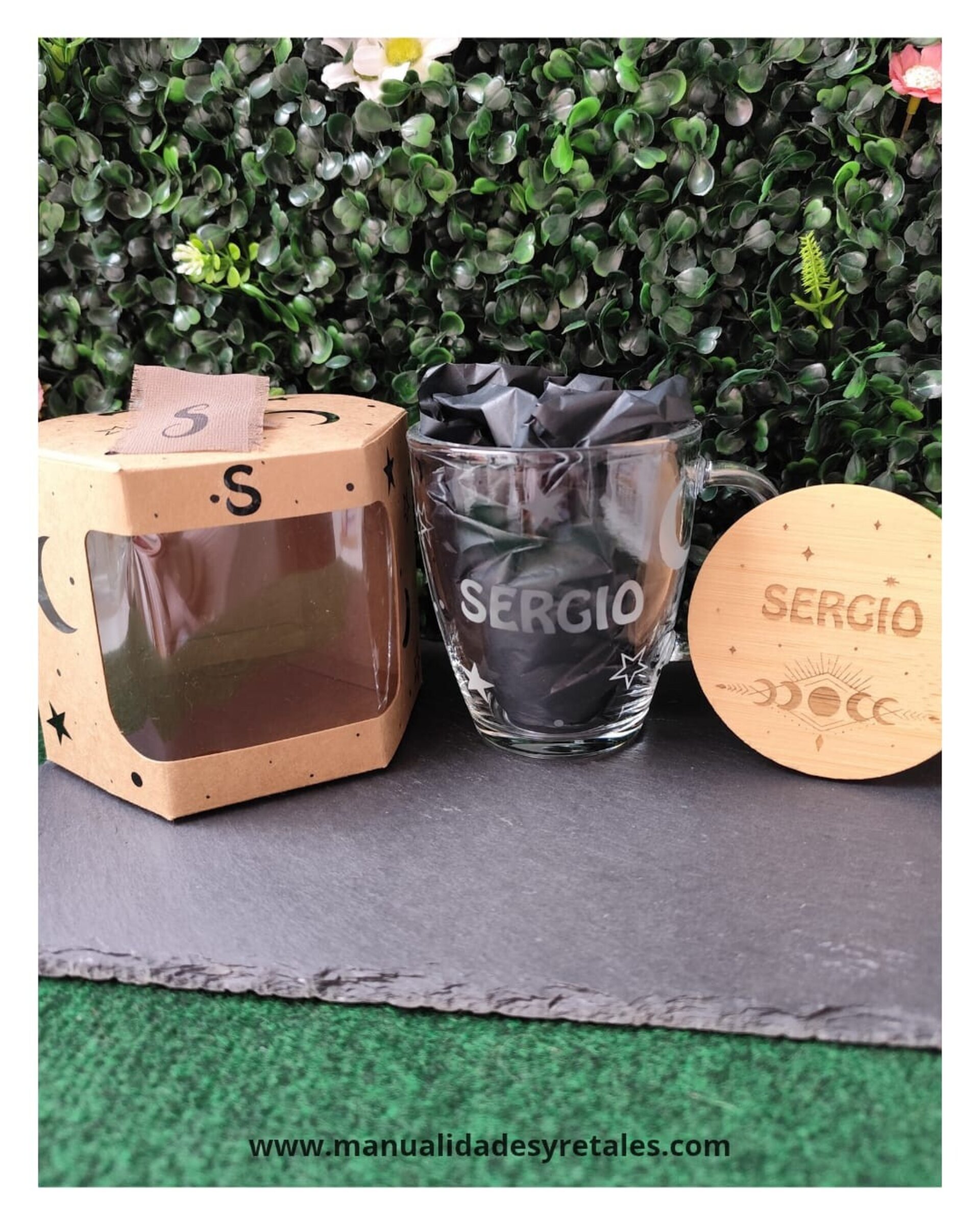 Pack taza + posavasos - 6