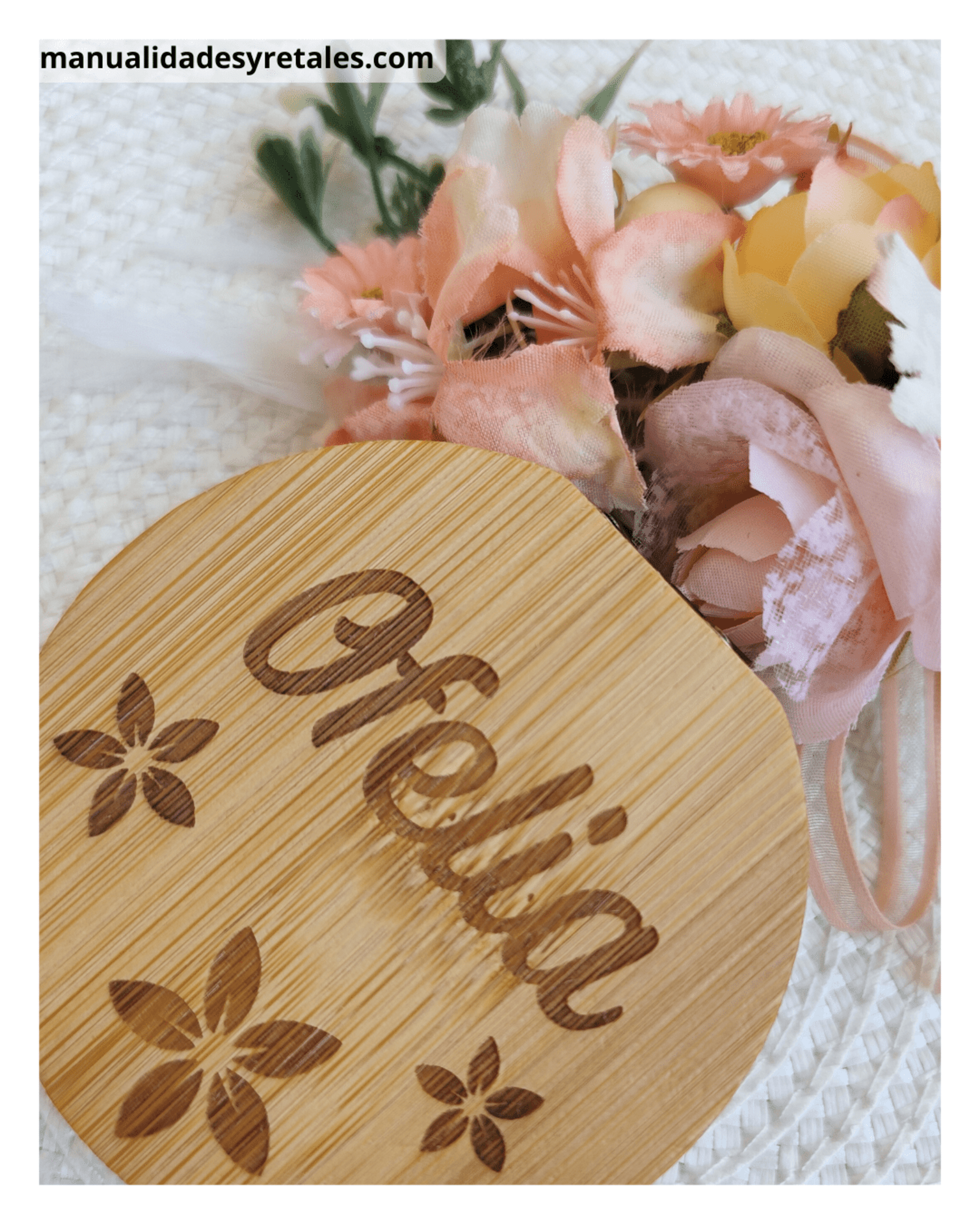 Joyero de bambú personalizado - 3