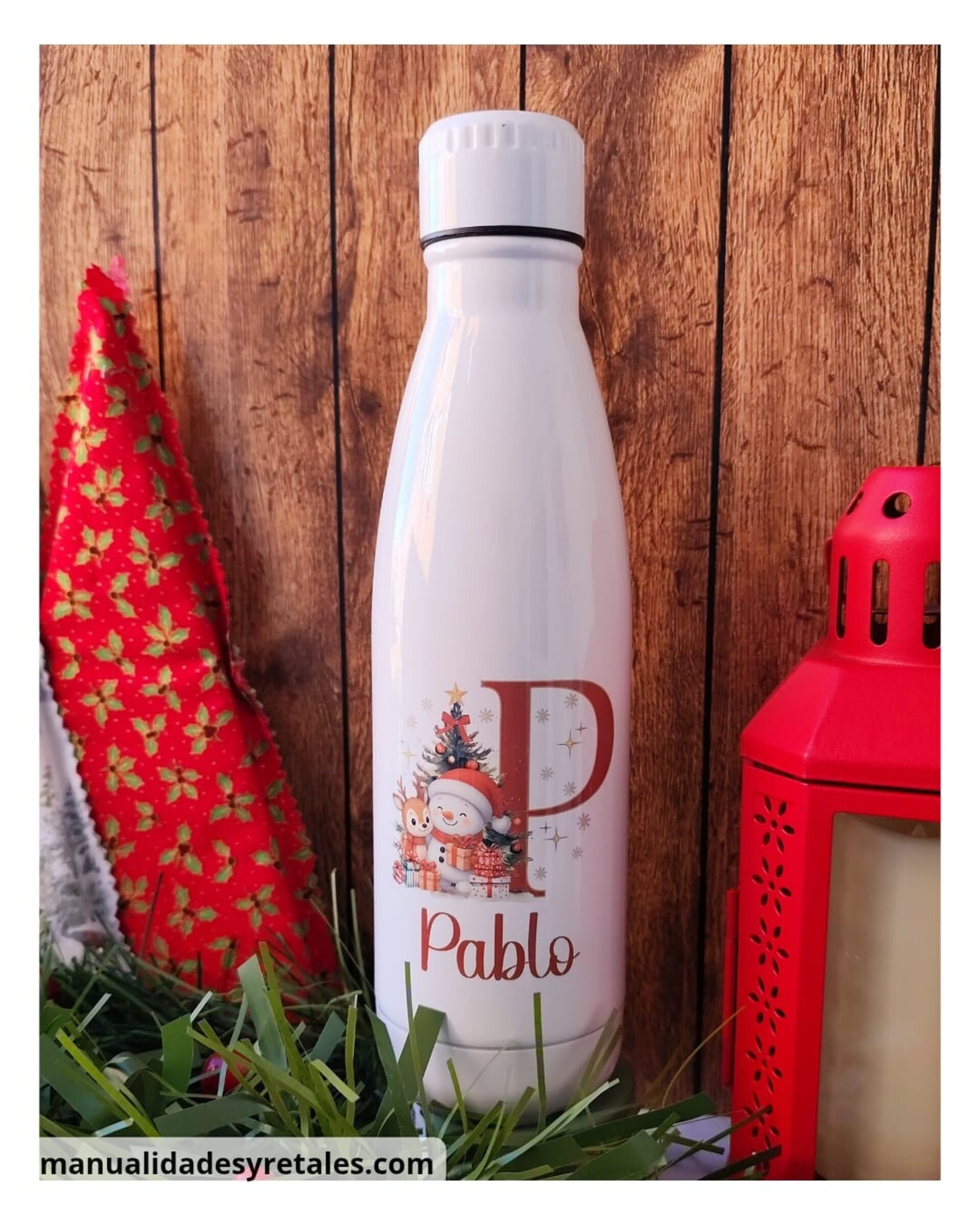 Botella térmica 500ml muñecos navidad - 1