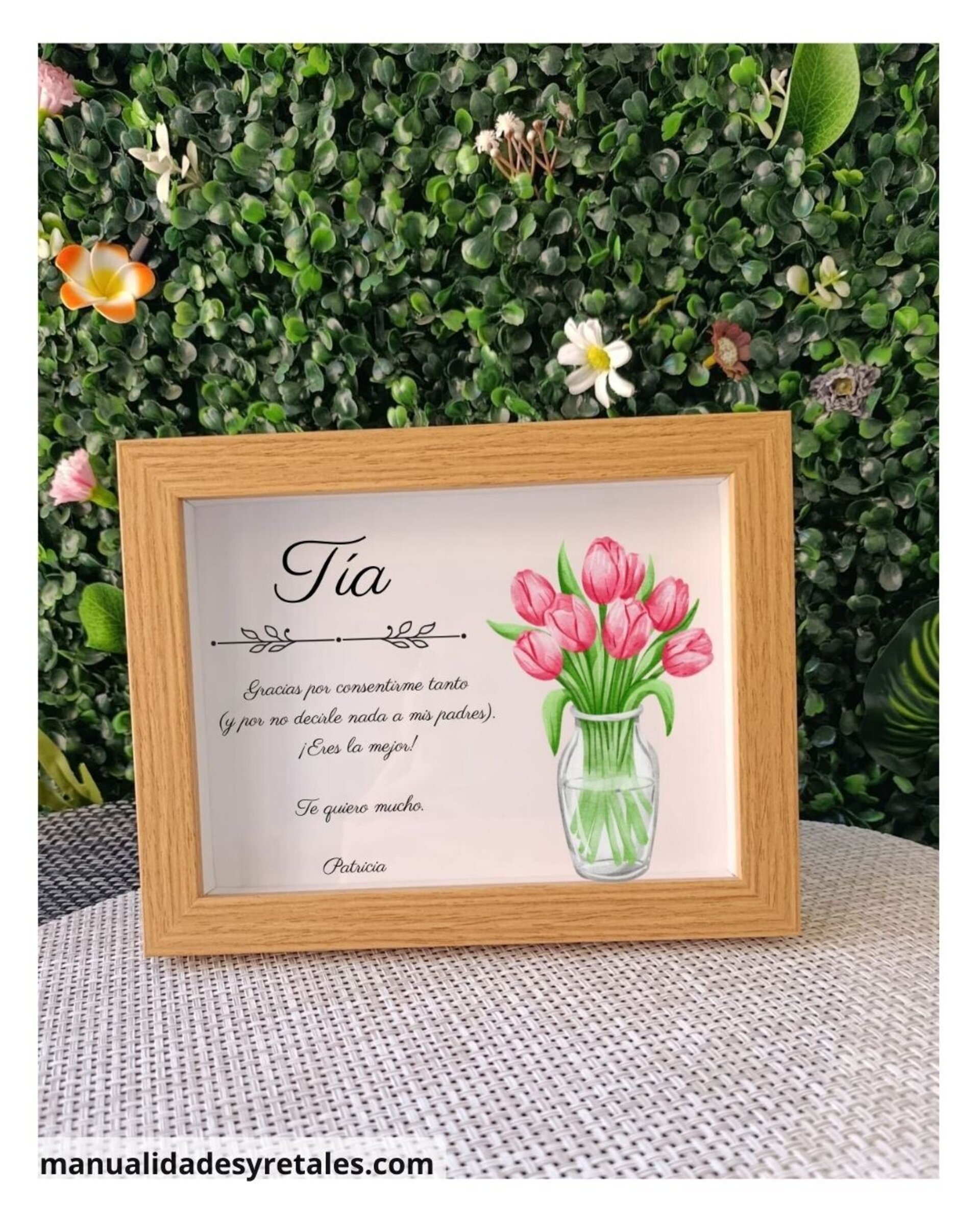 Lámina agradecimiento tía - 1