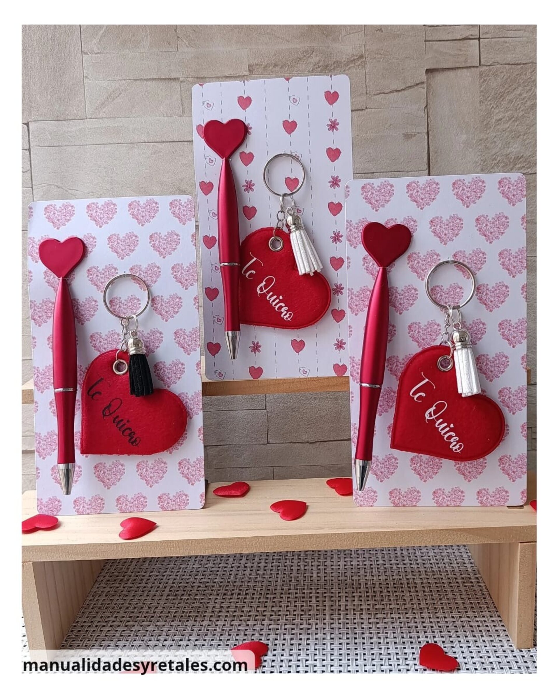 Pack llavero y boli San Valentín - 3