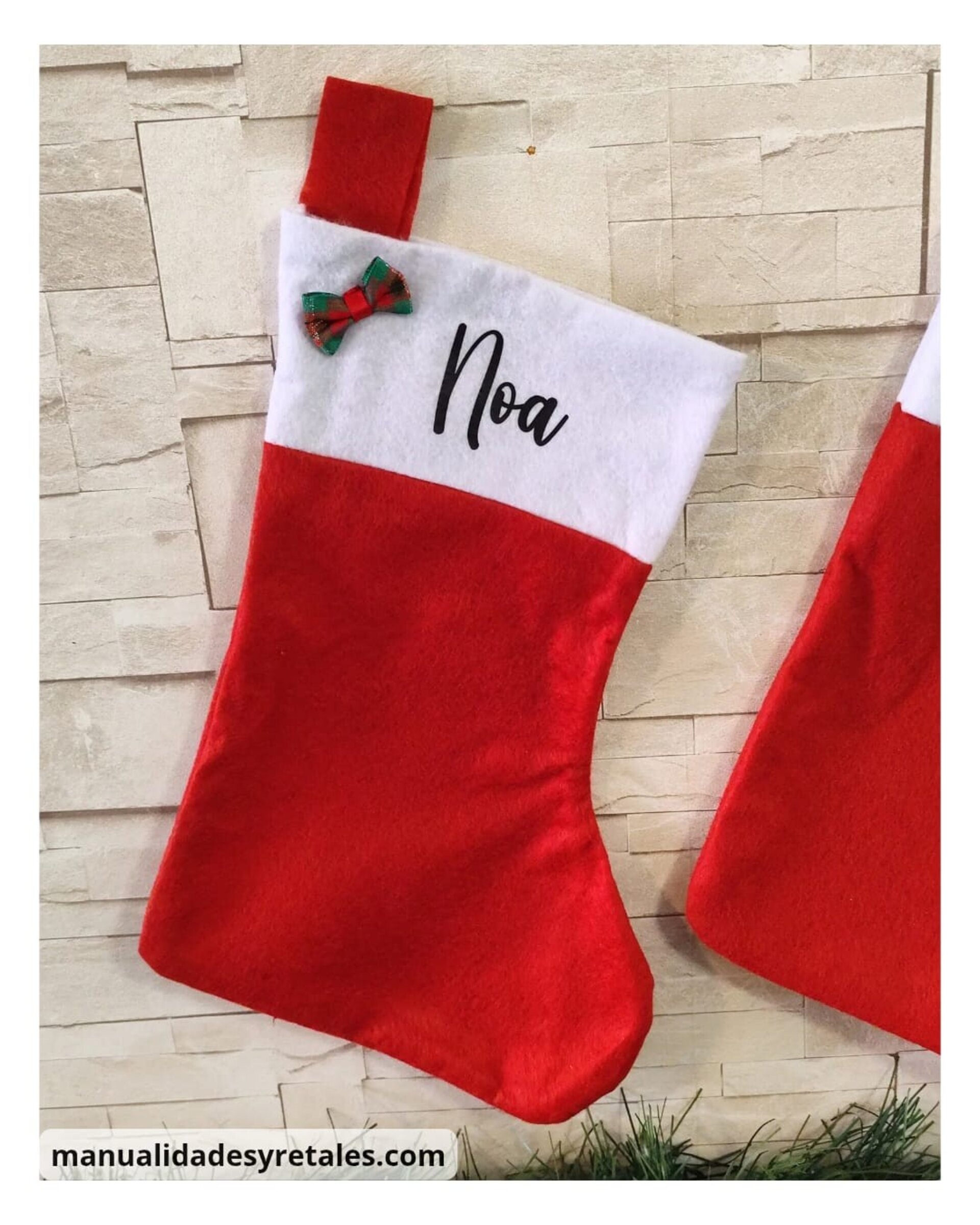 Calcetín navideño personalizado - 8