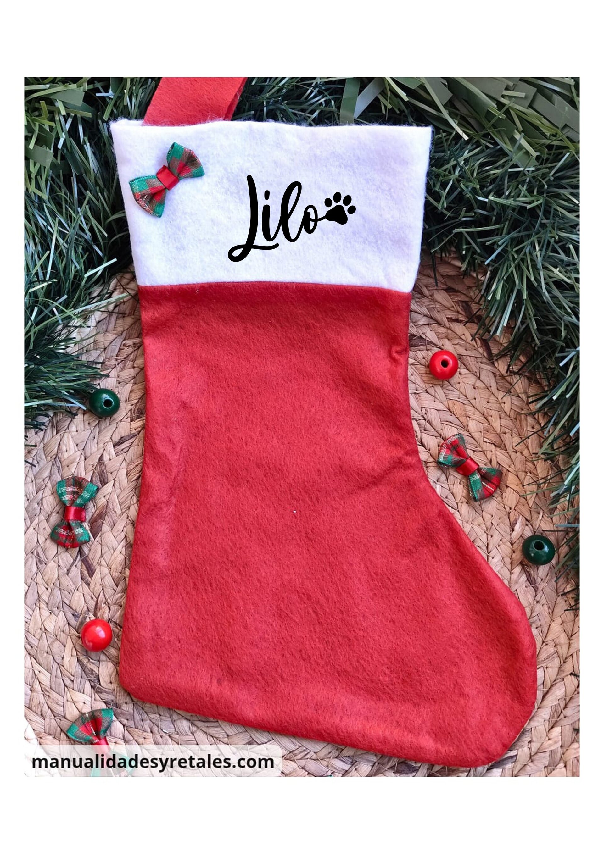 Calcetín navideño personalizado - 3