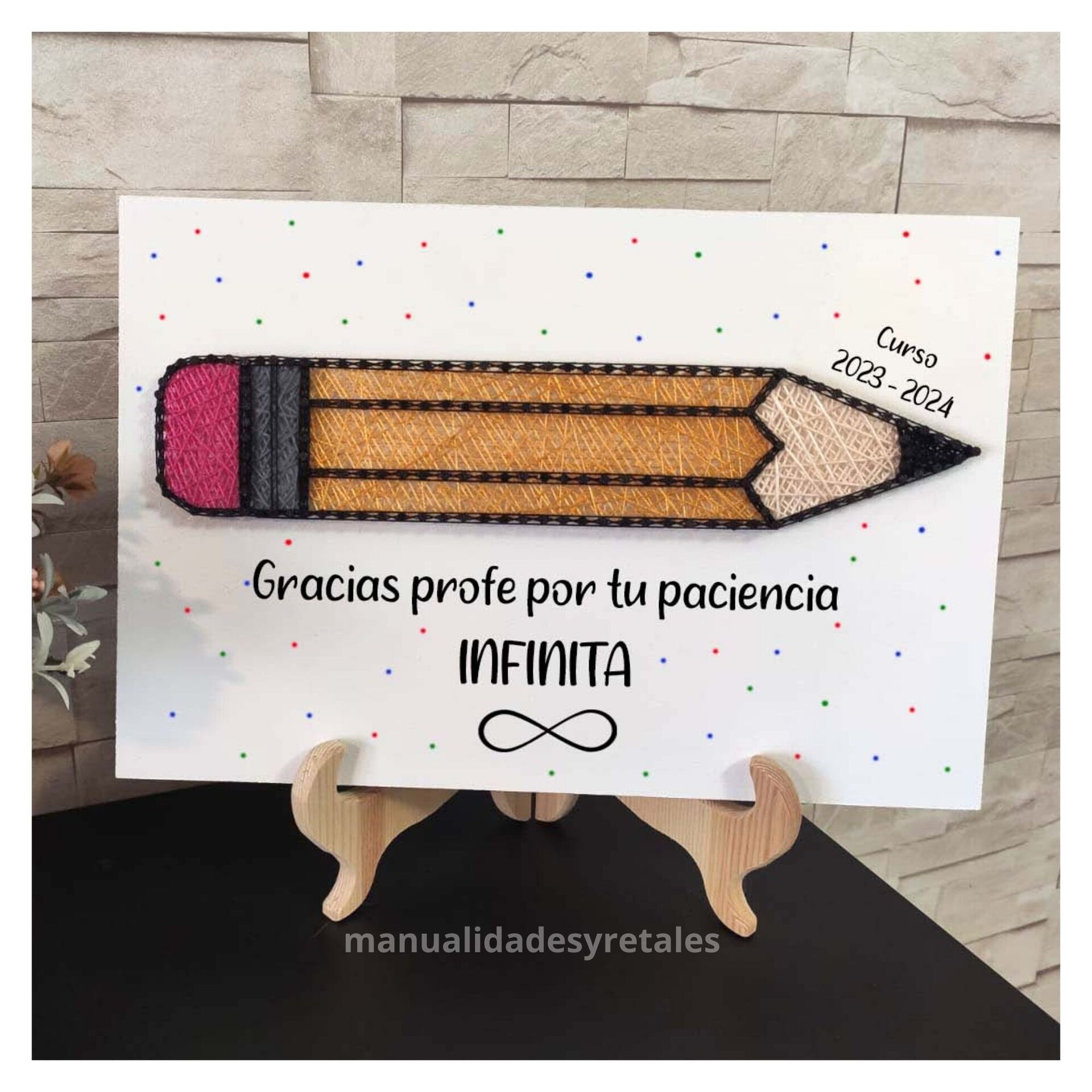Cuadro agradecimiento profesores (Varios modelos) - 2
